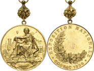 Slg. Joos - Medaillen, Plaketten, Abzeichen der Luftfahrt 1783-1945
 Vergoldete Bronzemedaille 1896 (F. Vernon) Nationale Ausstellung Cognac 1896. Au...