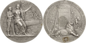 Slg. Joos - Medaillen, Plaketten, Abzeichen der Luftfahrt 1783-1945
 Silbermedaille o.J. (Paul Grandhomme) Prämie des Kriegsministeriums. Marianne si...