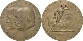 Slg. Joos - Medaillen, Plaketten, Abzeichen der Luftfahrt 1783-1945
 Bronzemedaille 1929 (F.W. Hörnlein) Zeppelin-Weltfahrt des "LZ 127". Köpfe des G...