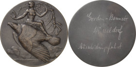 Slg. Joos - Medaillen, Plaketten, Abzeichen der Luftfahrt 1783-1945
 Einseitige Bronzemedaille o.J. (A. Kraumann) Gordon-Bennett Düsseldorf Ausscheid...