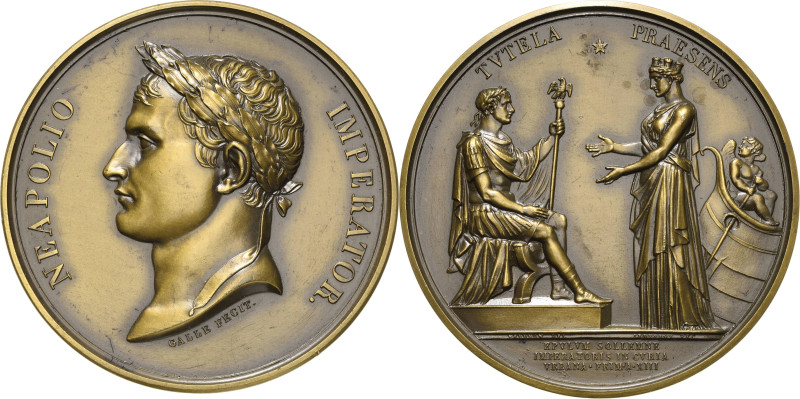 Napoleon, Befreiungskriege und ihre Jubiläen
 Bronzemedaille 1804 (spätere Präg...