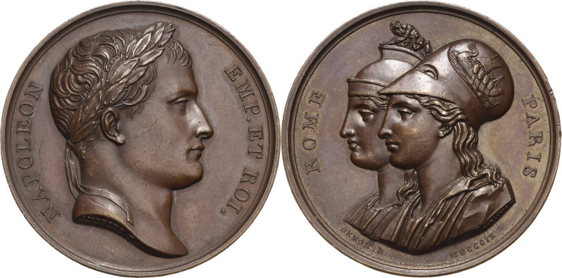 Napoleon, Befreiungskriege und ihre Jubiläen
 Bronzemedaille 1809 (Andrieu/Depa...
