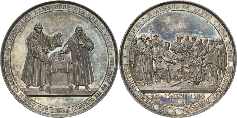 Reformation-Ereignisse und Jubiläen
 Silbermedaille 1830 (G. Loos/C. Pfeuffer) ...