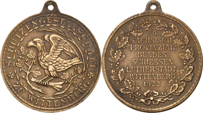 Schützenmedaillen
 Bronzemedaille 1922 (Lauer) 30. Sächsisches Provinzial-Bunde...