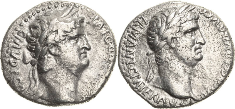 Kaiserzeit
Nero und Divus Claudius 54-68 Tetradrachme 63/68, Antiochia Kopf Ner...