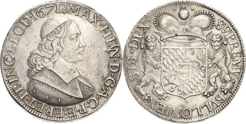 Belgien-Lüttich, Bistum
Maximilian Heinrich von Bayern 1650-1688 Dukaton 1671, ...