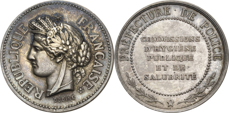 Frankreich
Dritte Republik 1870-1940 Silbermedaille o.J. (Oudine) Auszeichnungs...