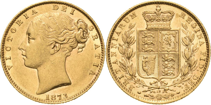 Großbritannien
Victoria 1837-1901 Sovereign 1873, London Spink 3853 B Schlumber...