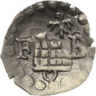 Schweiz-Freiburg, Stadt
 1/2 Pfennig (Billon) o.J. (vor 1529) HMZ 2-251 d Vorzüglich+