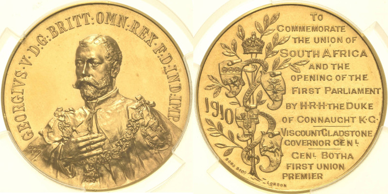 Südafrika
Georg V. 1910-1936 Goldmedaille 1910. Südafrikanische Union und Eröff...