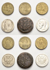 Russland
Lot-6 Stück Lot russischer und mongolischer Münzen. Russland-1 Rubel 1897, 1898 AG. 5 Kopeken 1778 EM (zaponiert). Mongolei-1 Tugrik 1971-50...