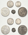 Spanien und Portugal
Lot-5 Stück Spanien-5 Pesetas 1871. 2 Pesetas 1870. 40 Centimos 1864. Portugal-Dinheiro Ferdinando I. (1367-1383). 400 Reis 1813...