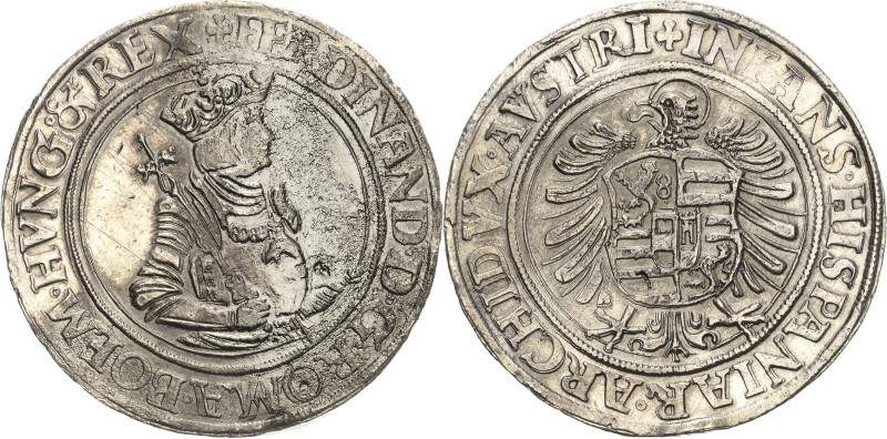 Habsburg
Ferdinand I. 1521-1564 Taler o.J. Joachimsthal Münzmeister Martin Kemp...