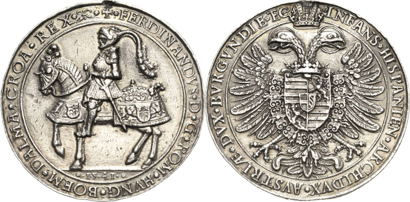 Habsburg
Ferdinand I. 1521-1564 1 1/2-facher Schautaler 1541, Kremnitz Münzmeis...