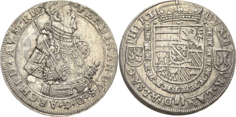 Habsburg
Erzherzog Ferdinand 1564-1595 Taler o.J. Ensisheim Davenport 8092 Vogl...