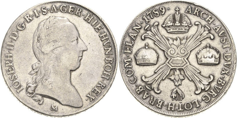 Habsburg
Josef II. 1764-1790 Taler 1789, M-Mailand Voglhuber 298 Davenport 1388...