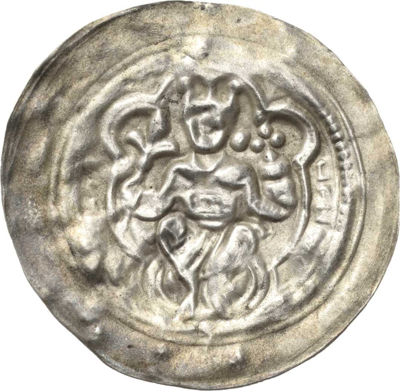 Altenburg, Reichsmünzstätte
Friedrich II. 1215-1250 Brakteat. Auf Bogen und im ...