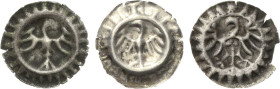 Brandenburg, Markgrafschaft
Friedrich II. 1440-1470 Hohlpfennig Adler im Strahlenkreis, darüber versales F. Friedrich II. 1440-1470, Albrecht Achille...
