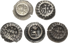 Brandenburg, Markgrafschaft
Friedrich II. 1440-1470 Hohlpfennig Salzwedel Halber Adler und Schlüssel im Strahlenrand. Dazu: Friedrich II. 1440-1470 A...
