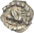 Breisgau
 Vierzipfliger Pfennig Geflügeltes Fabelwesen (Lindwurm) nach rechts im groben Kugelrand Wielandt 44 Slg. Wüthrich 54 Slg. Bonhoff 2432 Lesc...