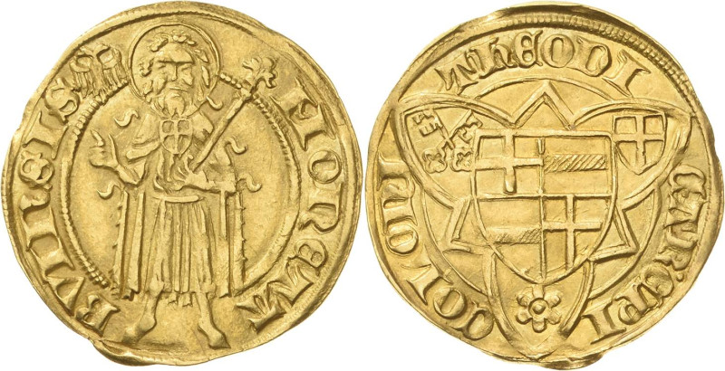 Köln - Erzbischöfliche Prägungen
Dietrich II. von Mörs 1414-1463 Goldgulden o.J...