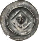 Sachsen - Die Markgrafschaft Meissen
Otto der Reiche 1156-1190 Brakteat Meißen Kopf in Rhombus Schwinkowski 297 Thieme 55 Berger 1887 Slg. Bonhoff 10...