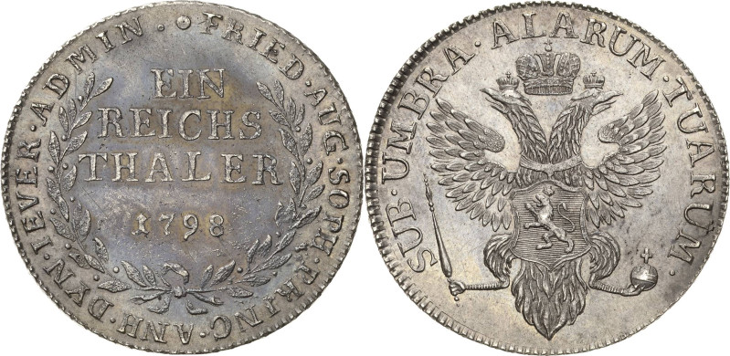 Anhalt-Jever
Friederike Auguste Sophie 1793-1807 Taler (preußisch) 1798, Silber...