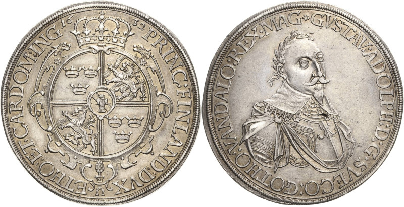 Augsburg-unter schwedischer Besetzung
Gustav II. Adolf 1611-1632 Taler 1632. Mi...