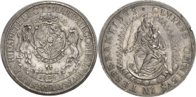 Bayern
Maximilian I. 1598-1651 Doppeltaler 1626, München Madonna Hahn 115 Beierlein 892 Anm. Davenport 6072 58.48 g. Sehr seltenes und prachtvolles E...