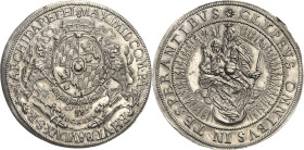 Bayern
Maximilian I., als Kurfürst 1623-1651 Taler 1640, München Madonna. Mit römischer Jahreszahl Hahn 112 Beierlein 908 Äußerst seltenes Prachtexem...