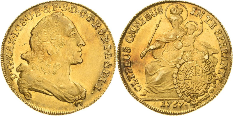 Bayern
Maximilian III. Joseph 1745-1777 Max d'or 1767, München Madonna Hahn 315...