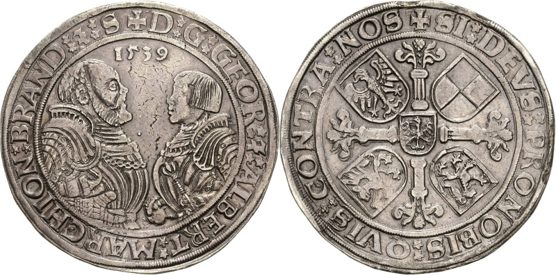 Brandenburg-Franken
Georg von Ansbach und Albrecht der Jüngere von Bayreuth 153...