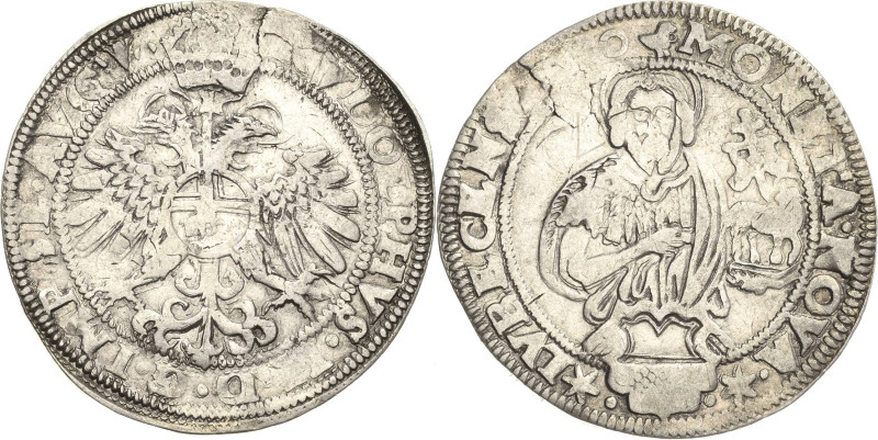 Lübeck-Stadt
 1/2 Taler (16 Schilling) 1580. Mit Titel Rudolph II Behrens 209 S...