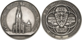 Reutlingen
 Silbermedaille 1901 (Mayer & Wilhelm) Auf die Neueinweihung der Marienkirche. Ansicht der Kirche / Stadtwappen im Vierpass. Randpunze: 95...