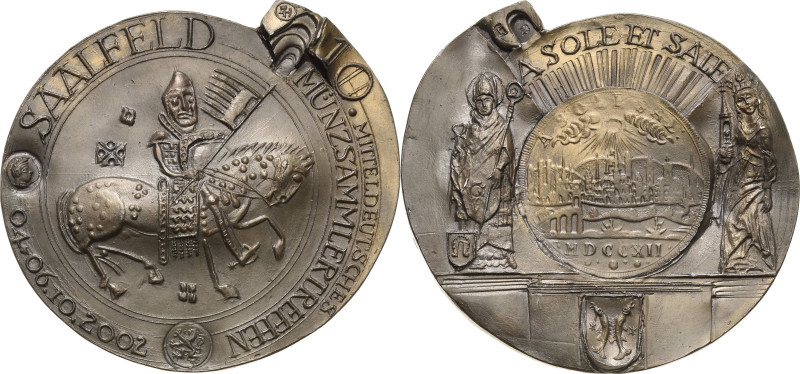 Saalfeld
 Weißmetallgussmedaille 2002 (Peter-Götz Güttler) 10. Mitteldeutsches ...