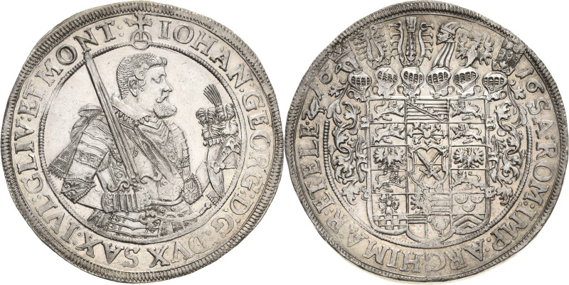 Sachsen-Kurlinie ab 1547 (Albertiner)
Johann Georg I. (1611-) 1615-1656 Taler 1...