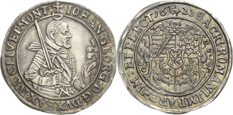 Sachsen-Kurlinie ab 1547 (Albertiner)
Johann Georg I. (1611-) 1615-1656 1/2 Tal...