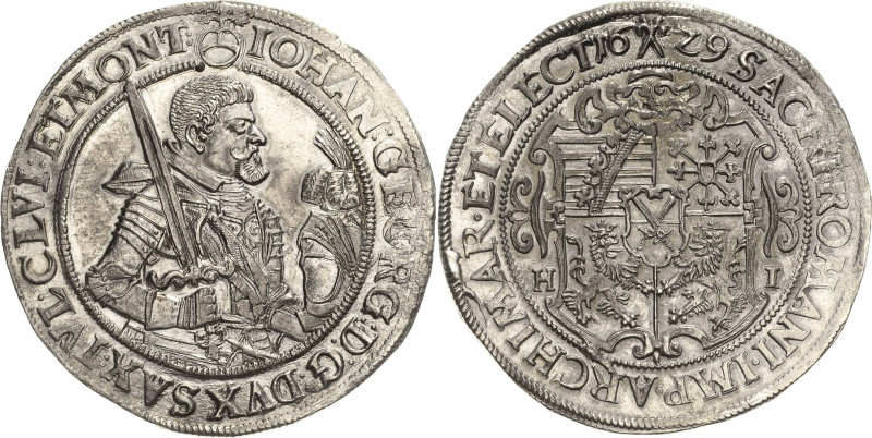 Sachsen-Kurlinie ab 1547 (Albertiner)
Johann Georg I. (1611-) 1615-1656 1/2 Tal...