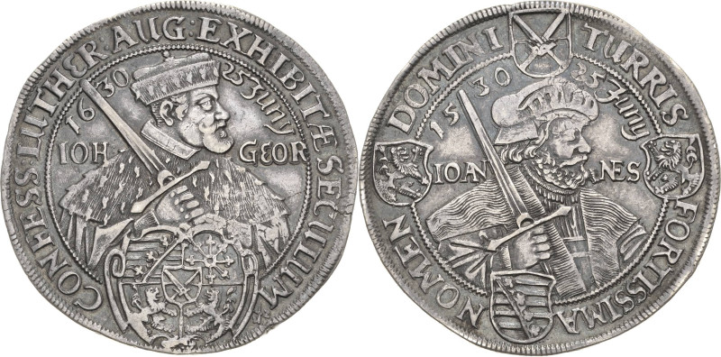 Sachsen-Kurlinie ab 1547 (Albertiner)
Johann Georg I. (1611-) 1615-1656 Taler 1...