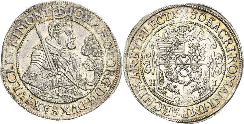 Sachsen-Kurlinie ab 1547 (Albertiner)
Johann Georg I. (1611-) 1615-1656 1/2 Tal...