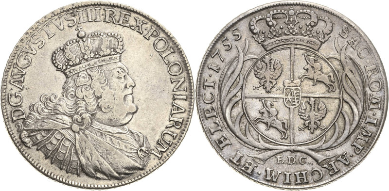 Sachsen-Kurlinie ab 1547 (Albertiner)
Friedrich August II. 1733-1763 Taler 1755...