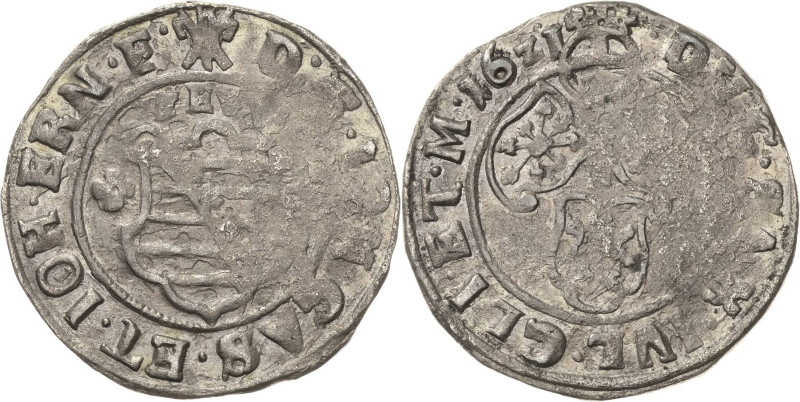 Sachsen-Coburg und Eisenach 1573-1638
Johann Casimir und Johann Ernst 1572-1633...