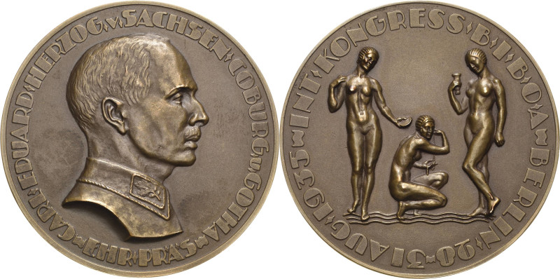 Sachsen-Coburg-Gotha
Carl Eduard 1905-1918 Bronzemedaille 1935. Internationaler...