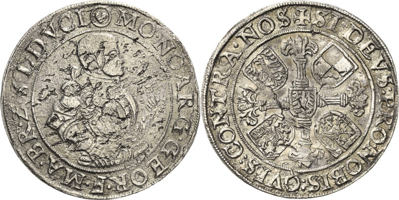 Schlesien-Jägerndorf
Georg Friedrich 1547-1603 Taler 1561, Jägerndorf Fr.u.S. 3...