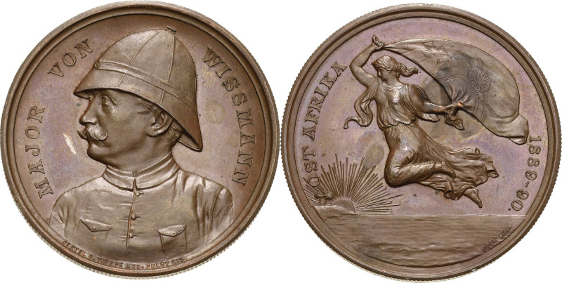 Deutsch-Ostafrika
 Bronzemedaille 1890 (Oertel) Übernahme des Schutzgebietes De...