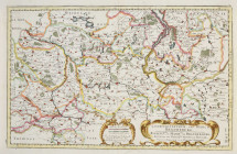 Deutschland
 Altkolorierter Kupferstich. Brandenburg mit den Territorialgrenzen 1654. Französische Ausgabe. 520 x 350 mm Mittelfalte, sonst sehr gut ...