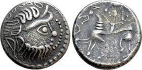 EASTERN EUROPE. Imitations of Philip II of Macedon (2nd-1st centuries BC). AE Tetradrachm. "Kapostaler" type