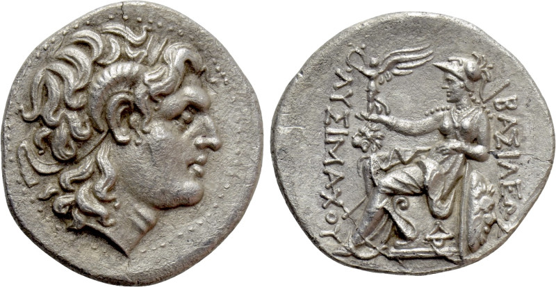 KINGS OF THRACE (Macedonian). Lysimachos (305-281 BC). Tetradrachm. Lysimacheia....