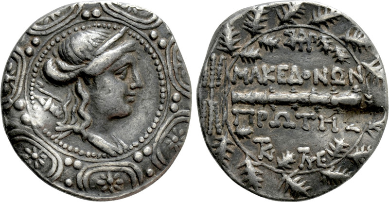 MACEDON UNDER ROMAN PROTECTORATE. First Meris. Tetradrachm (Circa 167-148 BC). A...