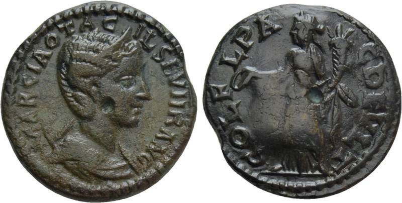 THRACE. Deultum. Otacilia Severa (Augusta, 244-249). Ae. 

Obv: MARCIA OTACIL ...